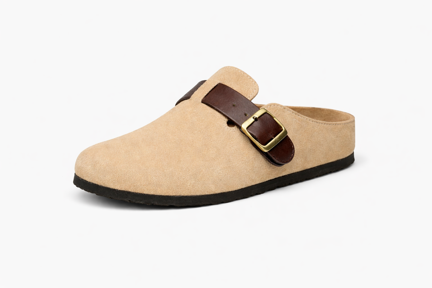 Aetos Men's Slip On Casual Retro Mules (Beige)