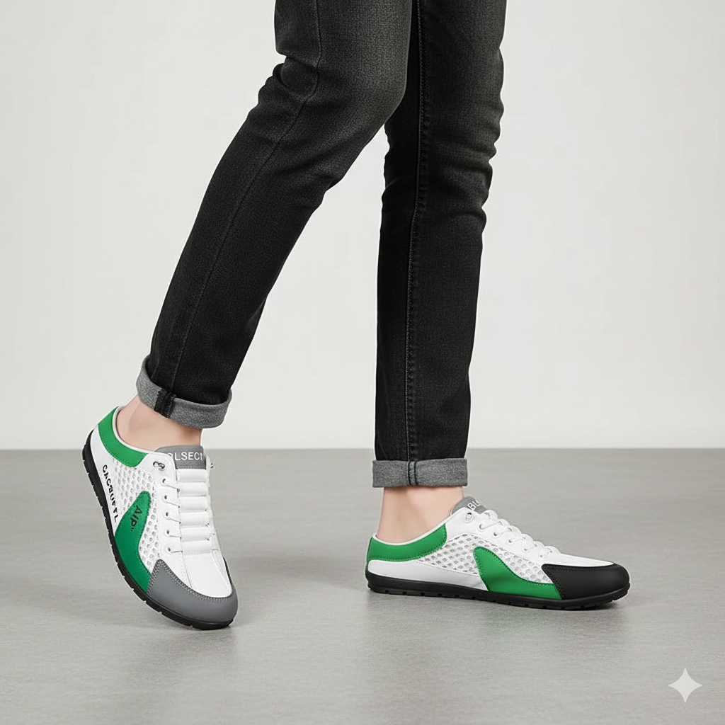 Aetos Men's Green Half Casual Shoes