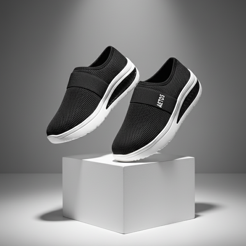 Aetos Women’s Black Chunky Sandal