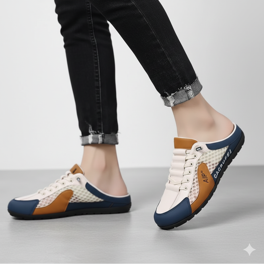 Aetos Men's Tan Half Casual Shoes