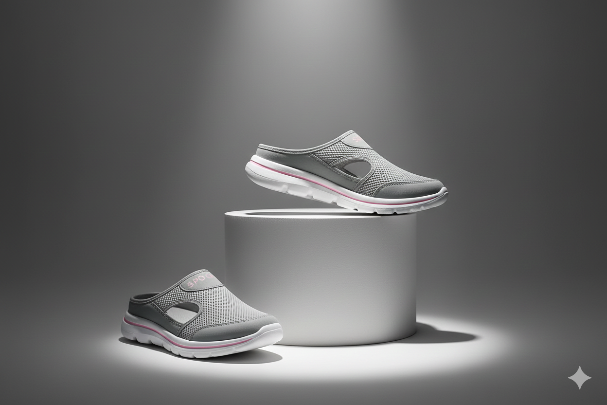 Aetos Women's Pink Lightweight Orthopedic Breezeback Shoes