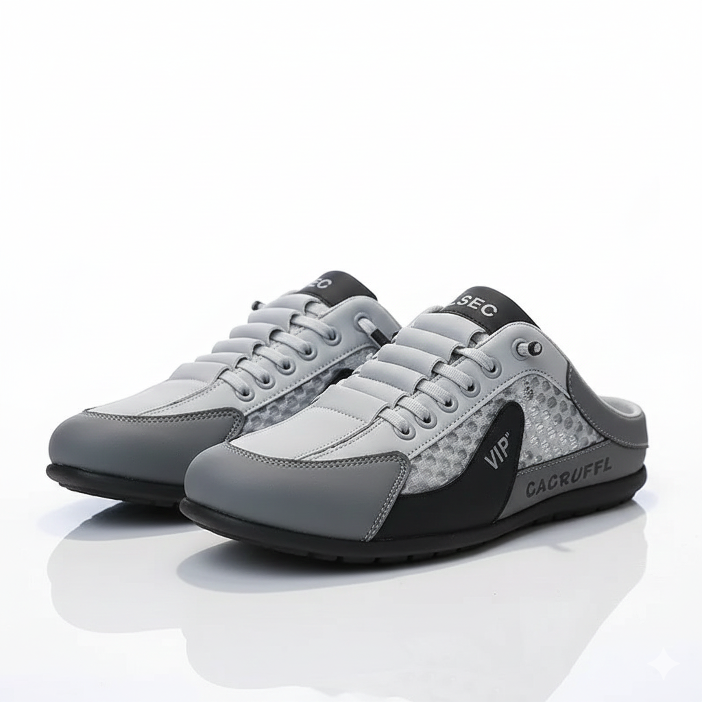 Aetos Men's Grey Half Casual Shoes