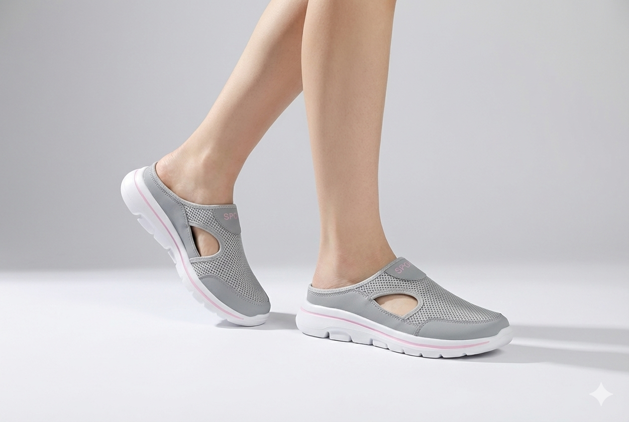 Aetos Women's Pink Lightweight Orthopedic Breezeback Shoes