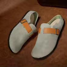 Aetos Men's Slip On Casual Retro Mules (Blue)