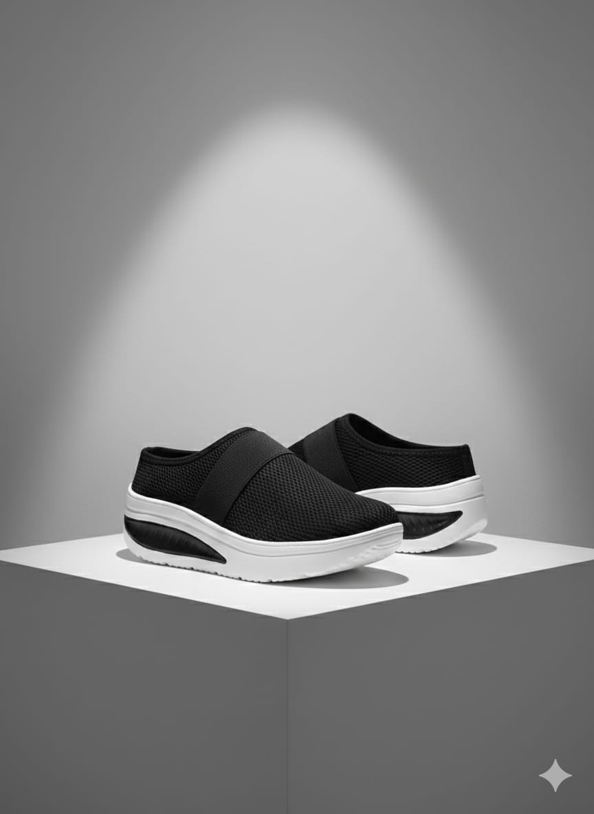 Aetos Women’s Black Chunky Sandal