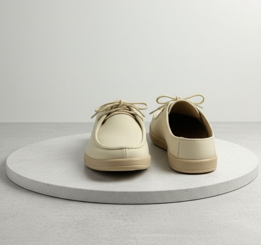 Aetos Men’s Beige Linen Fisherman Slip-On Shoes